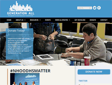 Tablet Screenshot of generationallchicago.org